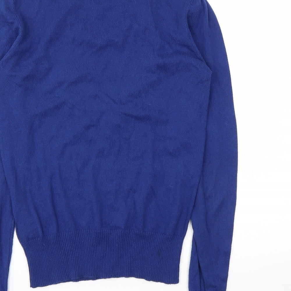 love knitwear Womens Blue Pullover Sweatshirt Size 10