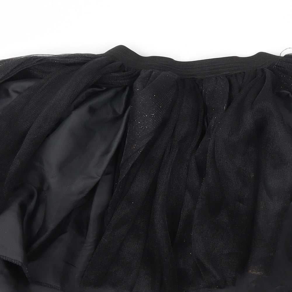 George Girls Black Mini Skirt Size S
