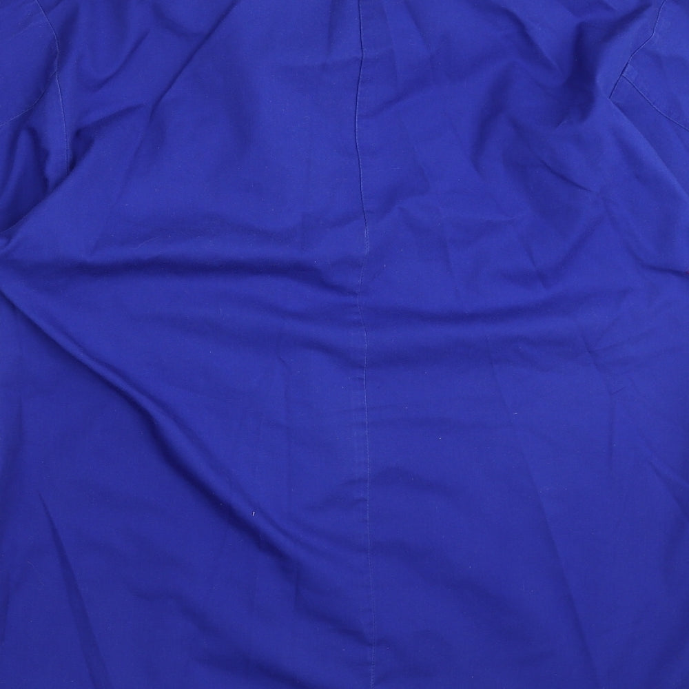 Brigade Mens Blue Button-Up Size L - Tunic