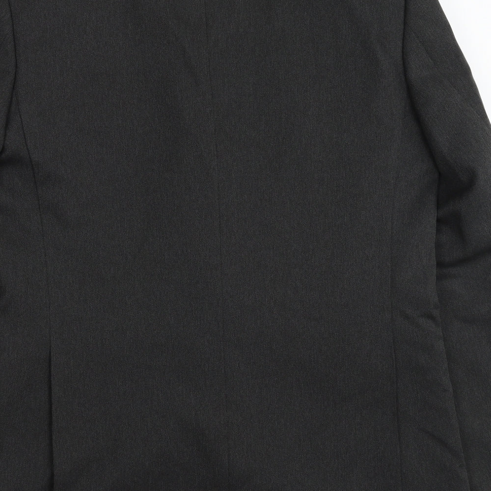 GREENWOODS Mens Grey Jacket Suit Jacket Size 38