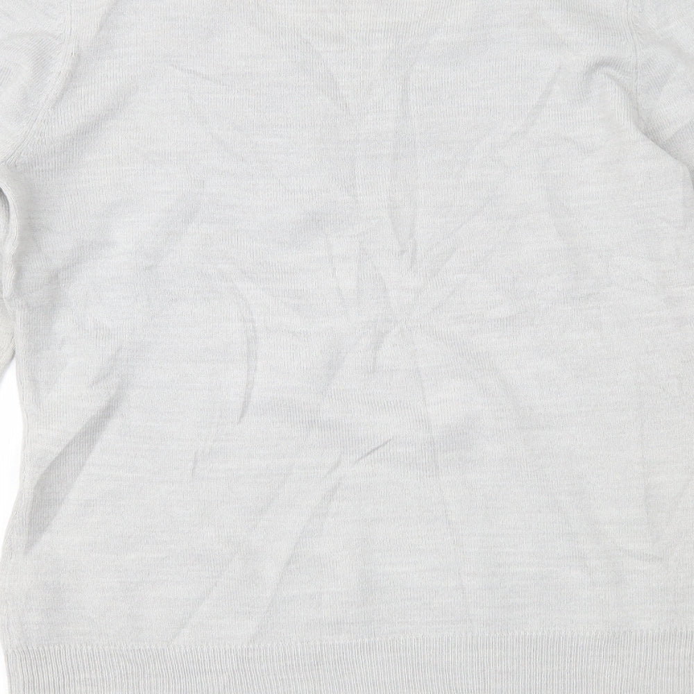 Per Una Womens Grey Pullover Jumper Size 12
