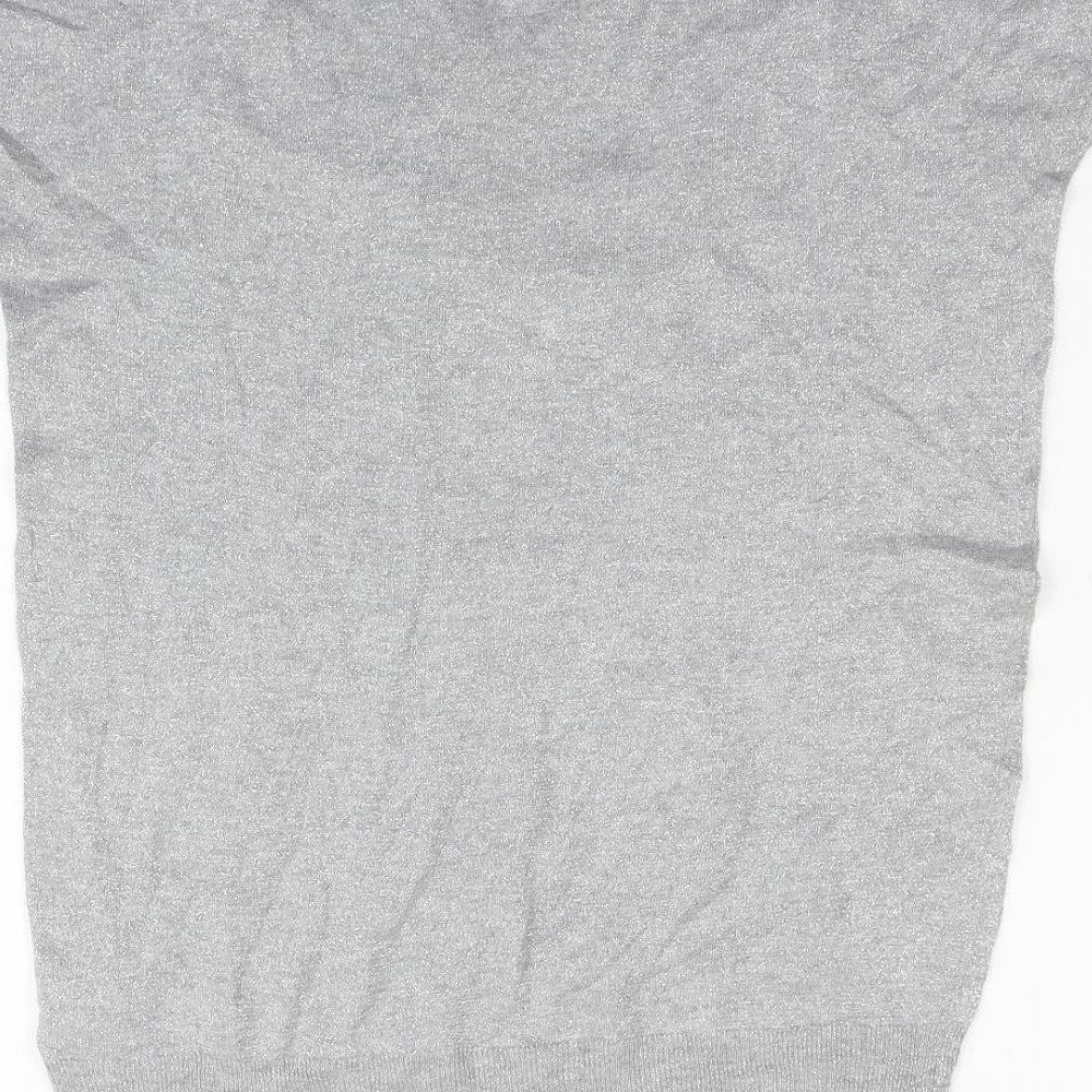Wallis Womens Grey Pullover Jumper Size M