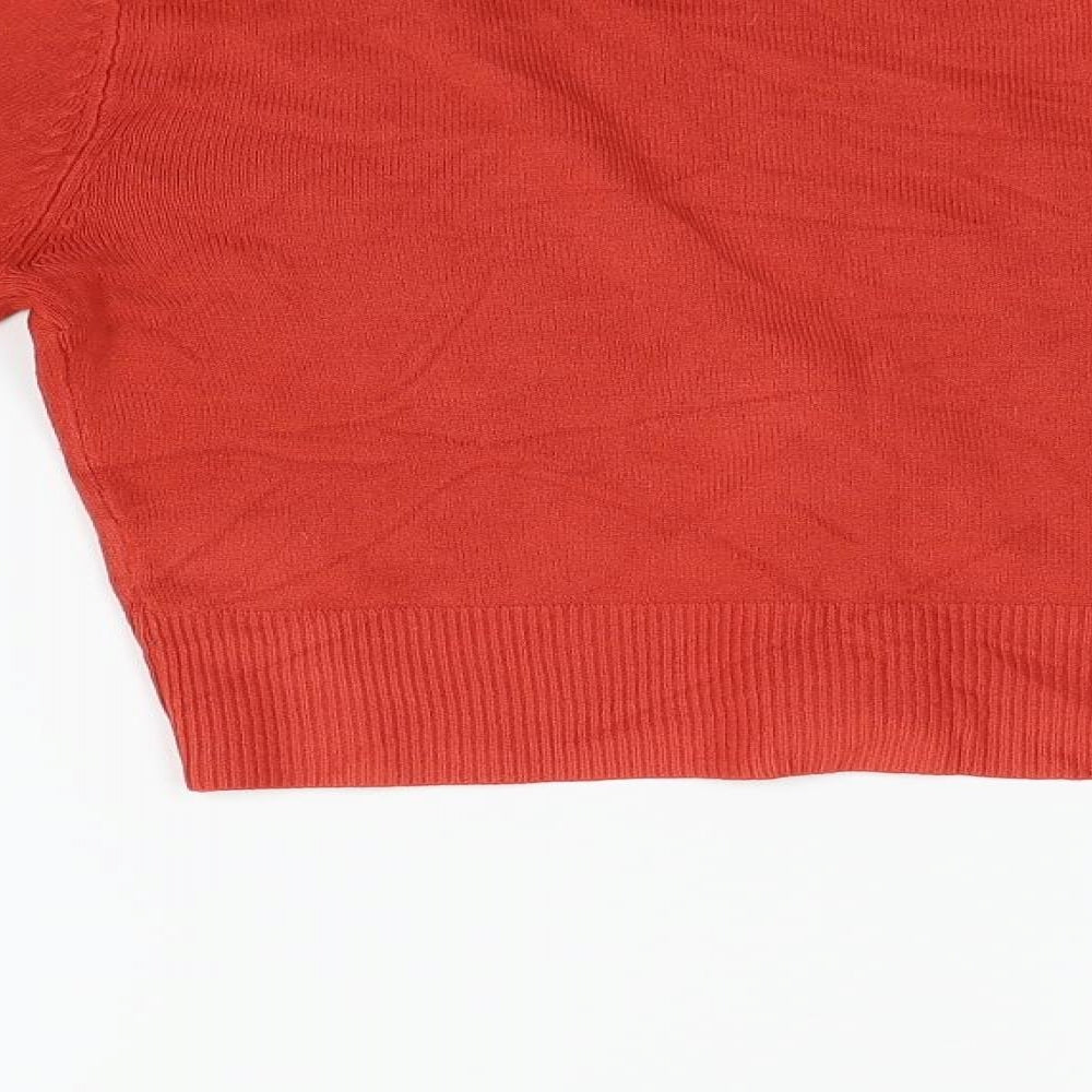 Dorothy Perkins Womens Red Pullover Jumper Size 10