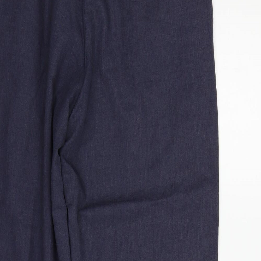 St Roma Womens Blue Trousers Size 34 in L29 in