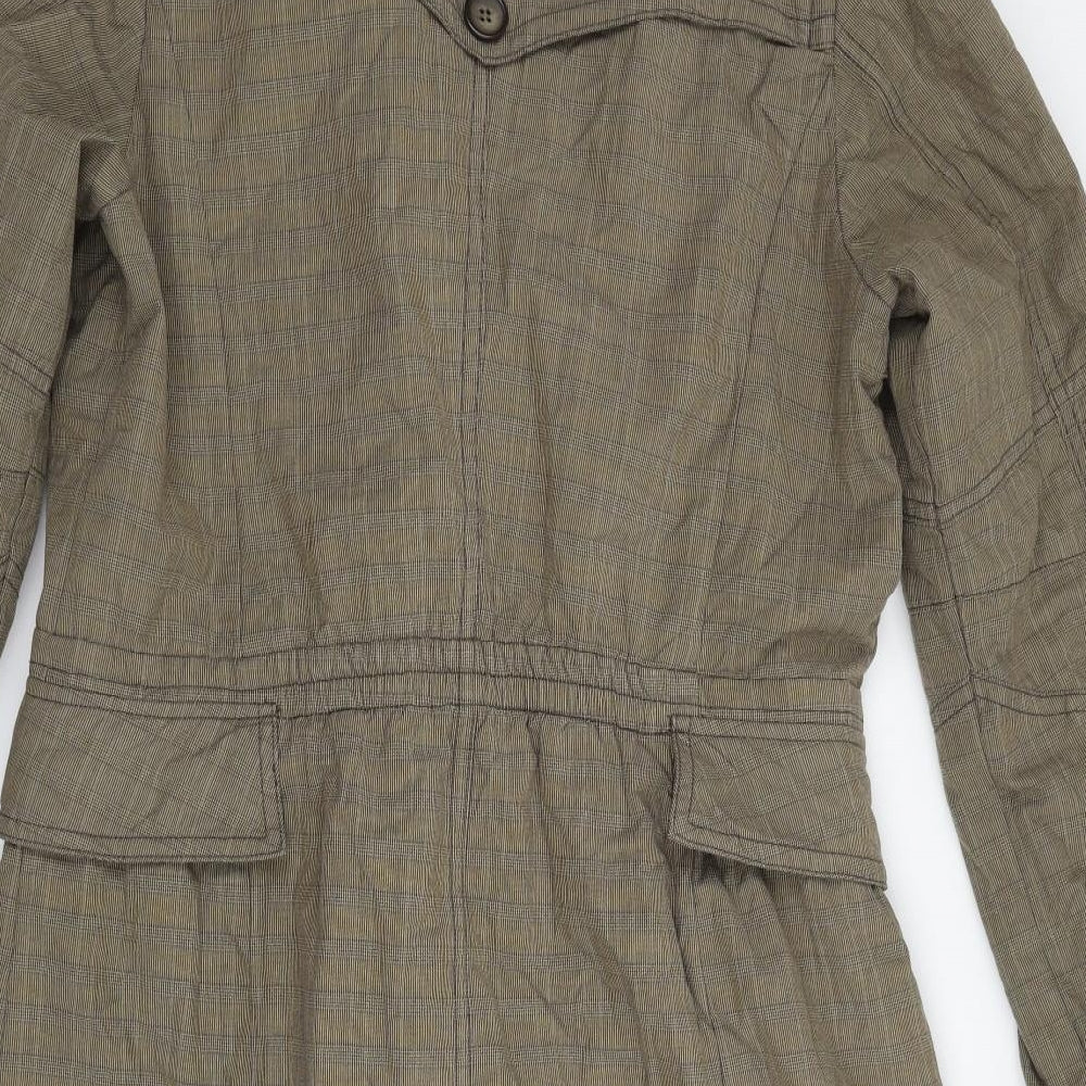 sandwhich Womens Brown Jacket Coat Size 12