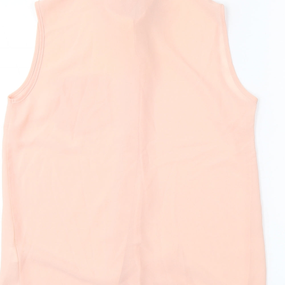 Atmosphere Womens Pink Basic Button-Up Size 10