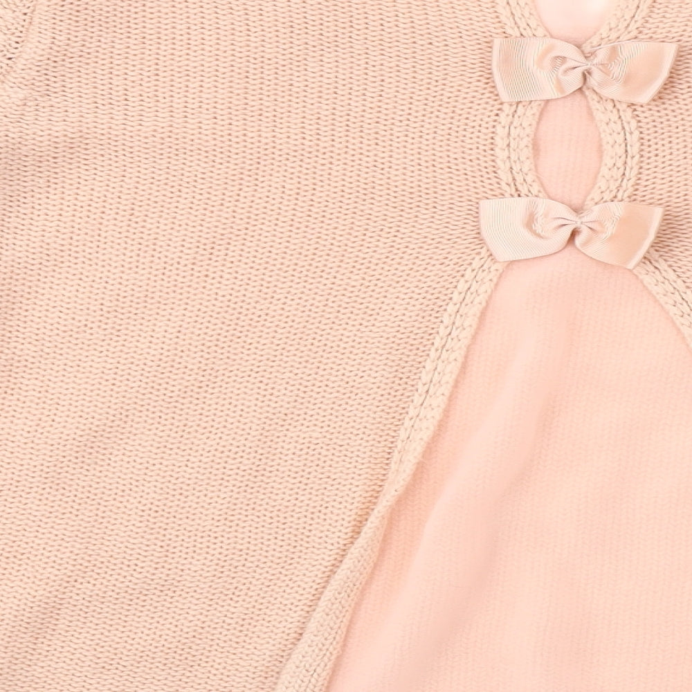 New Look Womens Pink Pullover Jumper Size M