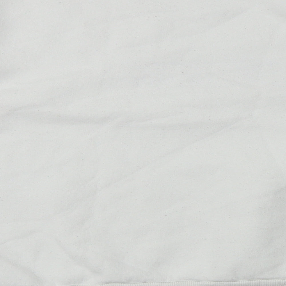 Gallery Womens White Pullover Jumper Size S