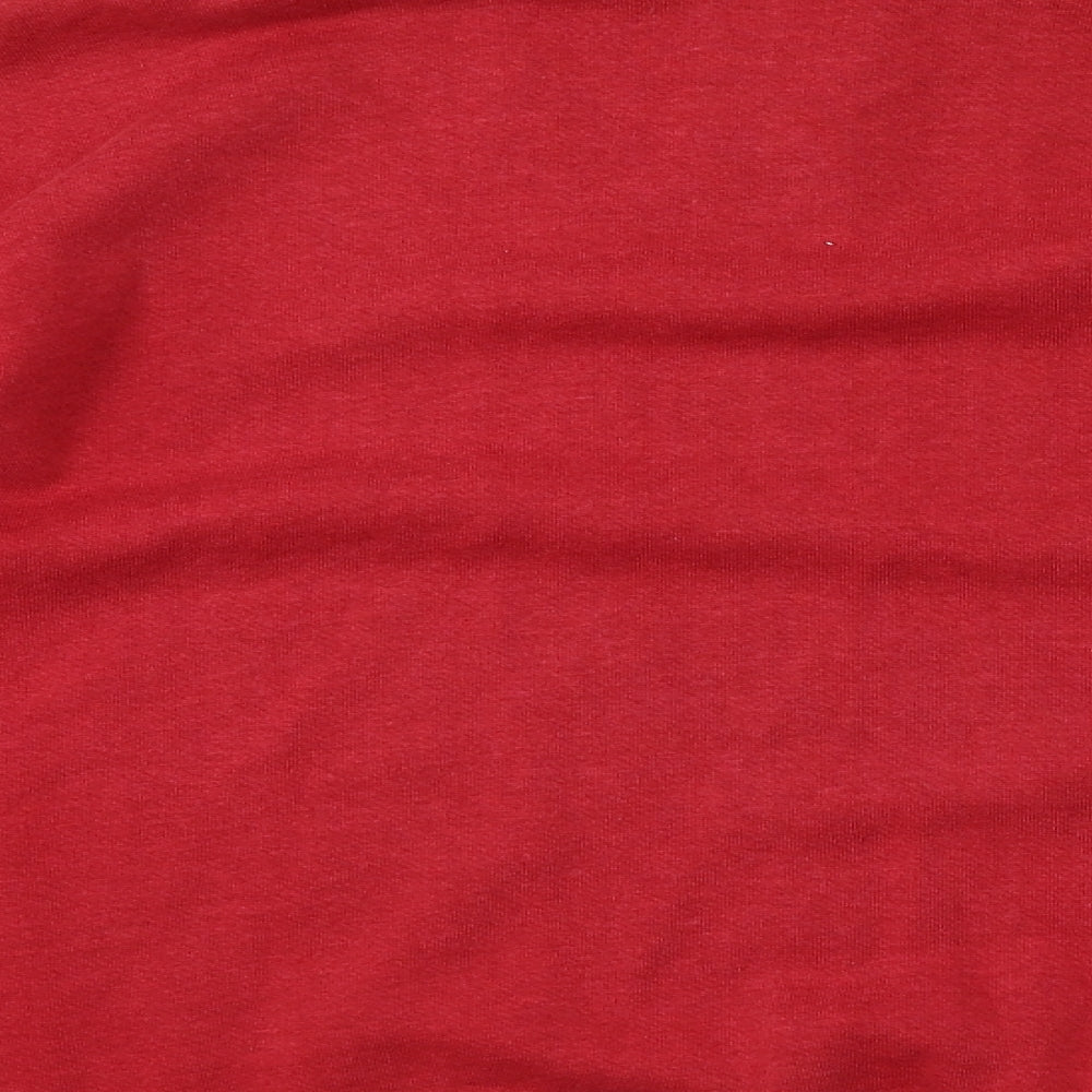 Olympus Mens Red Henley Jumper Size XL