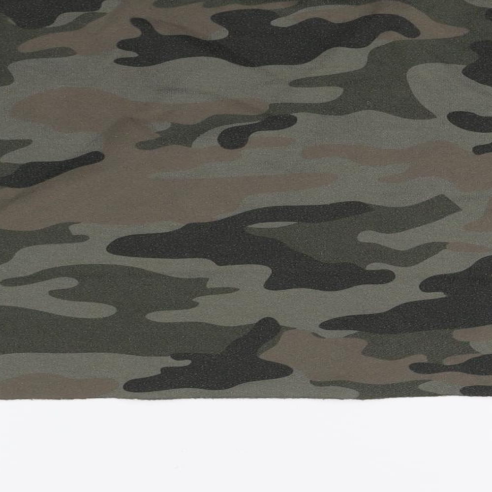Primark Womens Green Camouflage Pullover Sweatshirt Size 2XS - Croped