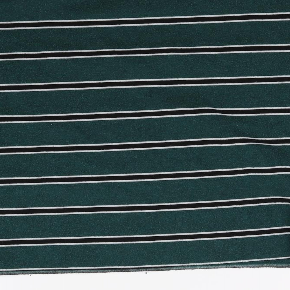 Primark Womens Green Striped Pullover Sweatshirt Size XS
