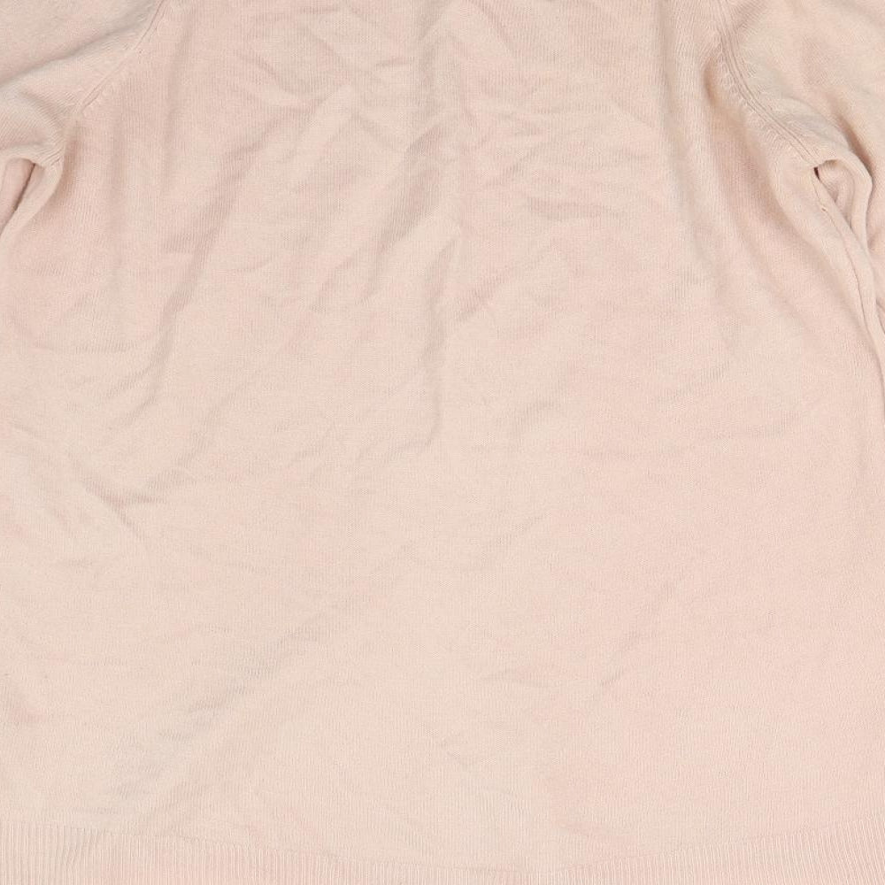 Atmosphere Womens Beige Knit Pullover Jumper Size 12
