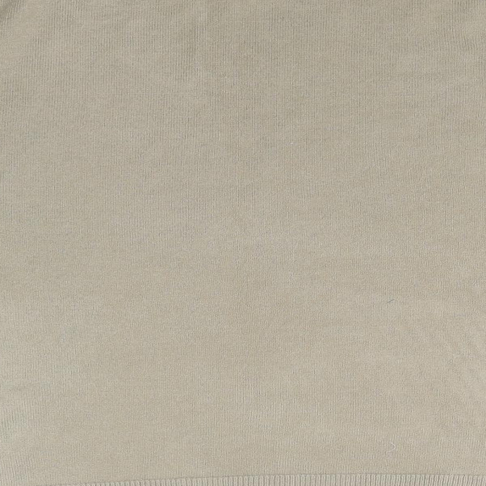 Atlantic Bay Mens Beige Pullover Jumper Size L