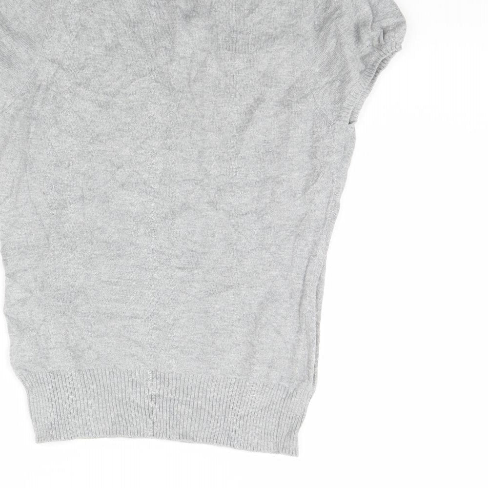 H&M Womens Grey Pullover Jumper Size 8