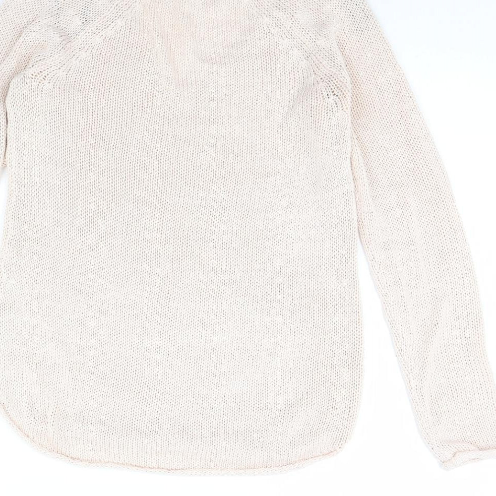 H&M Womens Pink Pullover Jumper Size XS