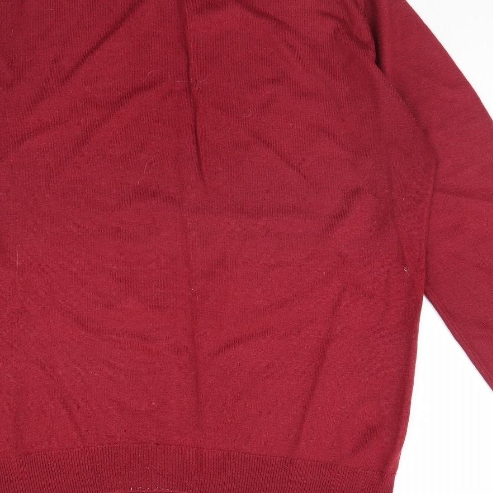 Marks & Spencer Womens Red Pullover Jumper Size 10