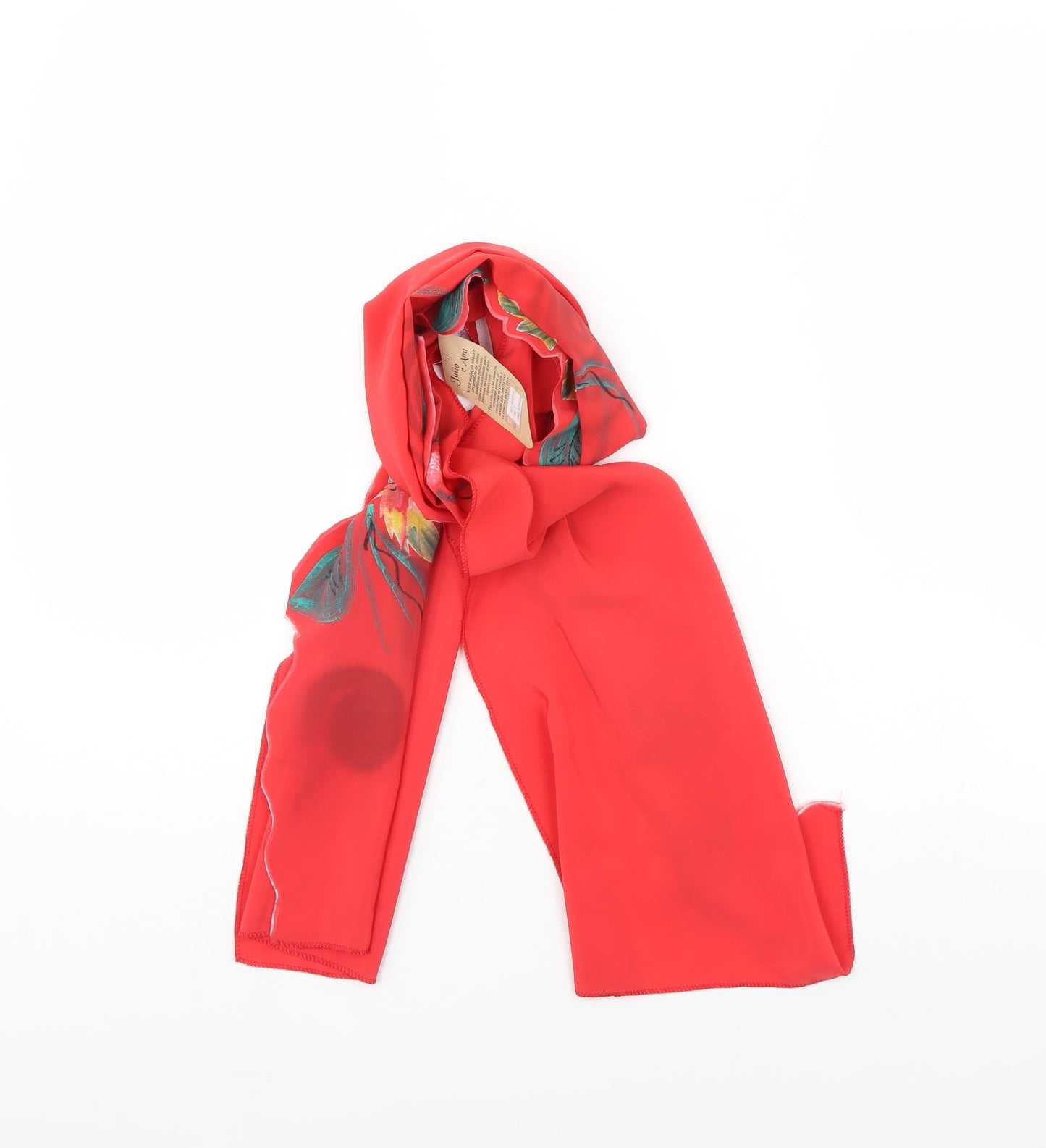 Preworn Womens Red Scarf