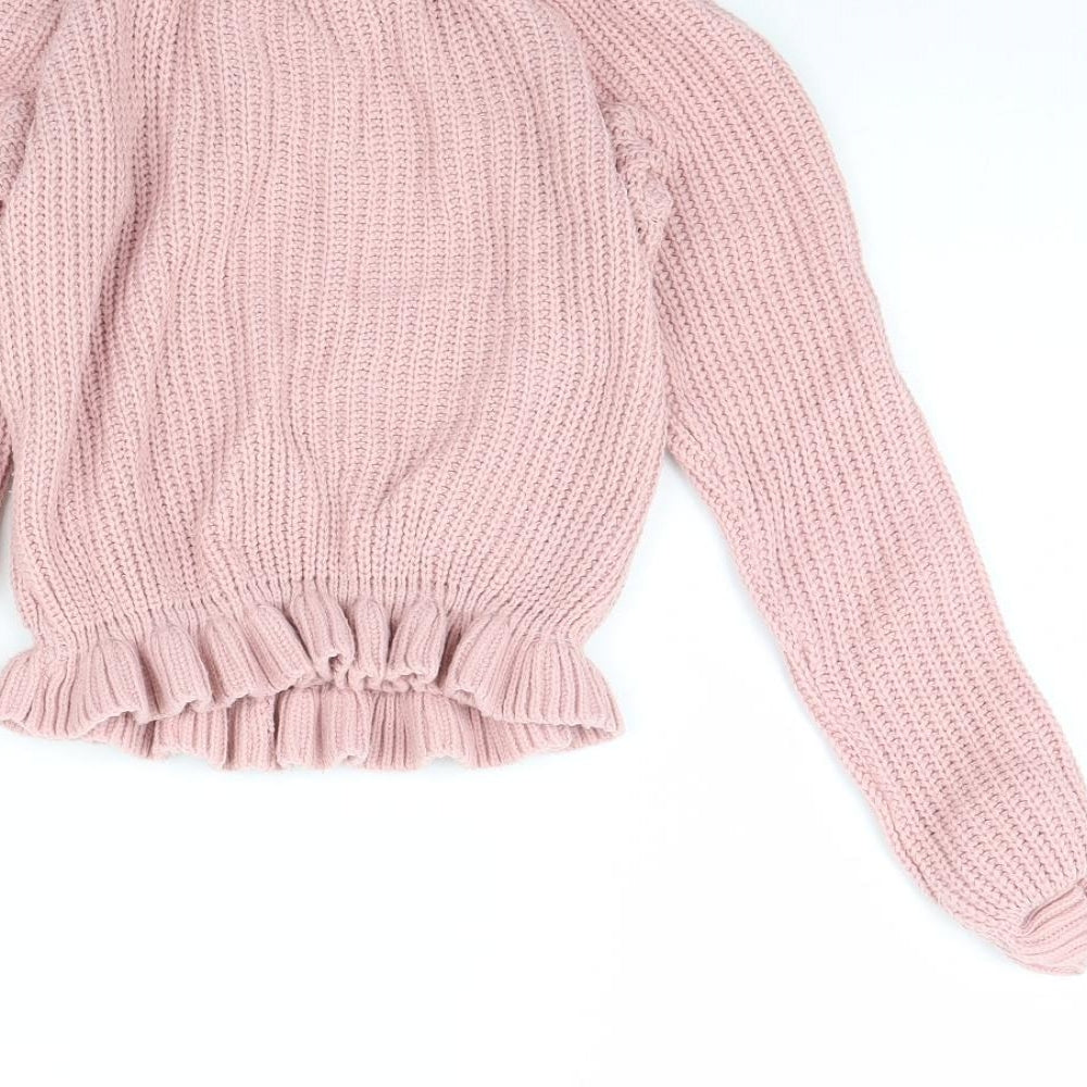 Select Womens Pink Pullover Jumper Size 8