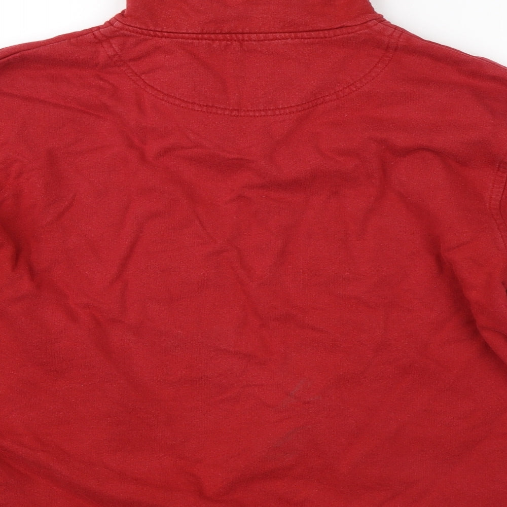 Hawkshead Mens Red Pullover Sweatshirt Size S