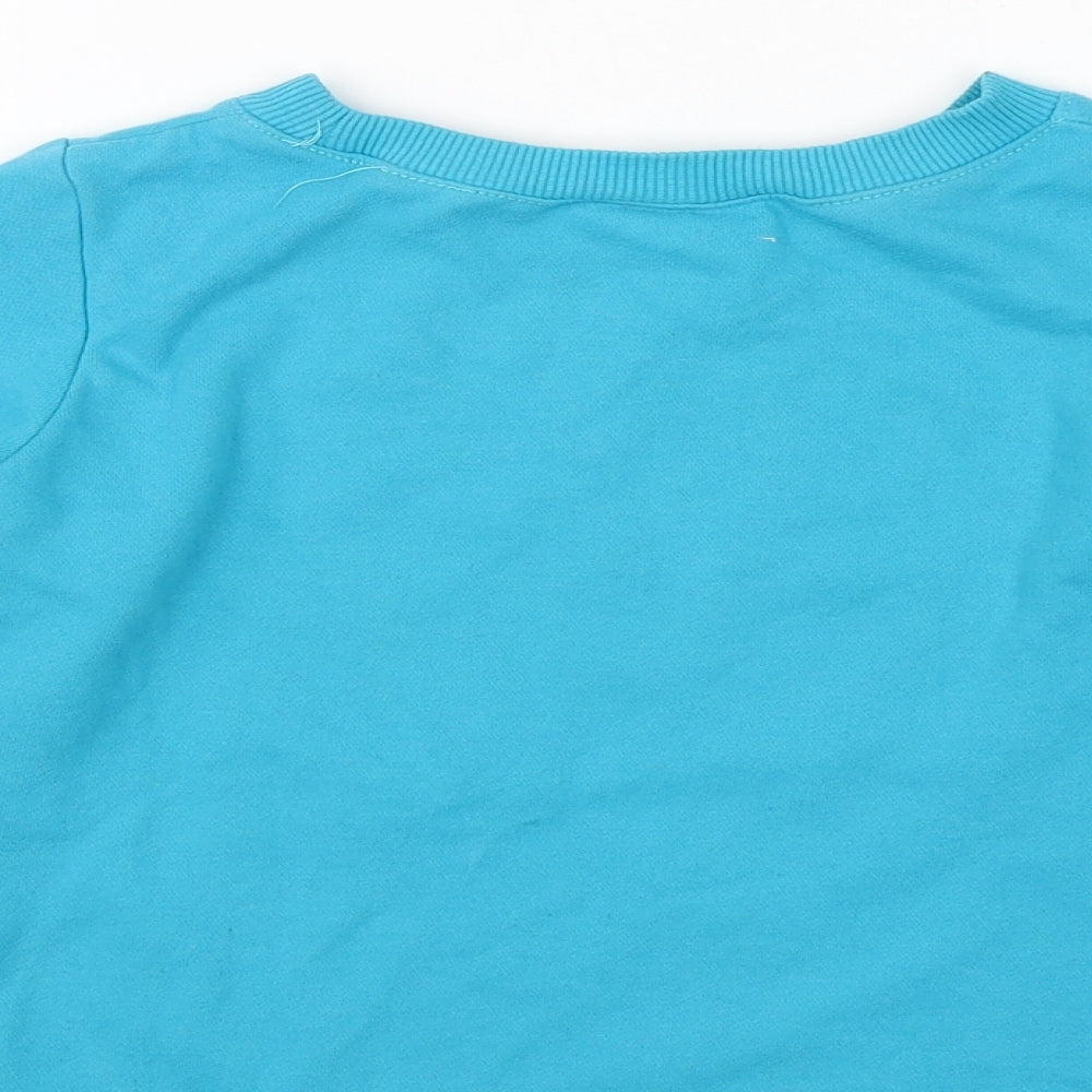 Decathon Boys Blue Pullover Sweatshirt Size 5 Years