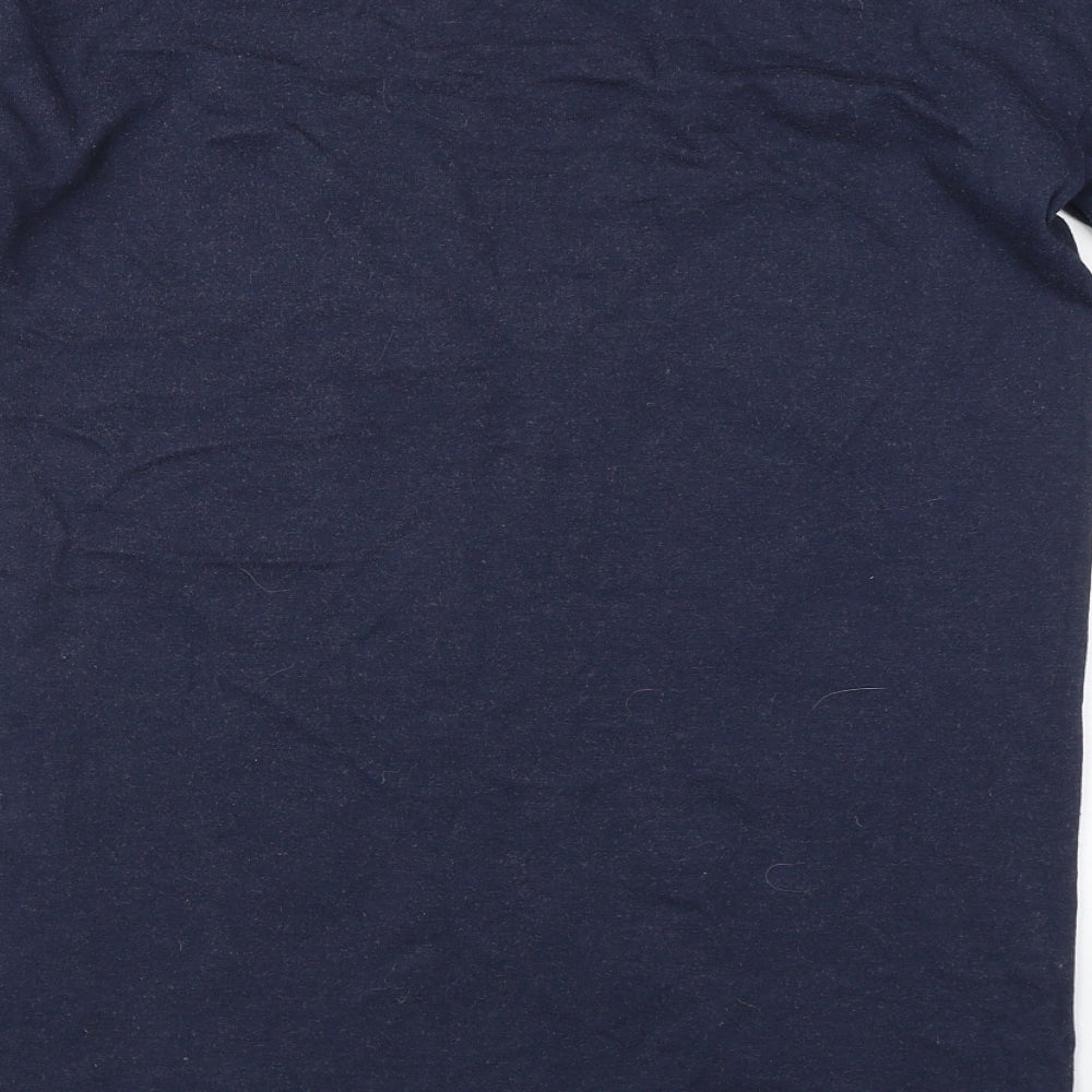 New Look Womens Blue Pullover Sweatshirt Size 10