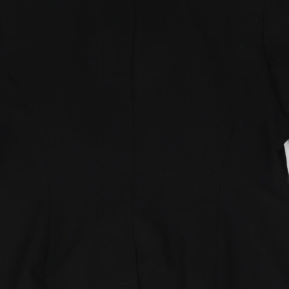 Changes Womens Black Jacket Blazer Size 16