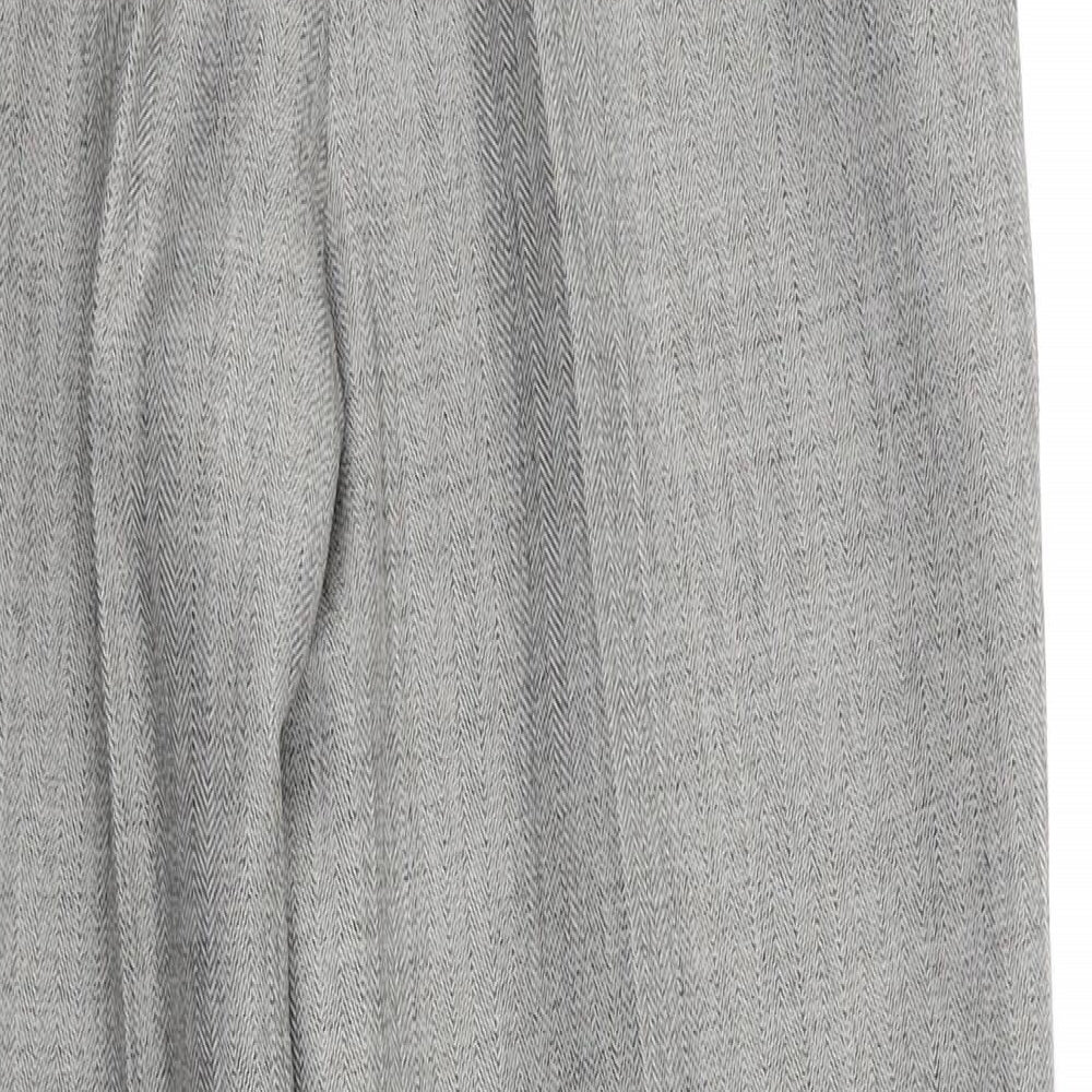 Marks & Spencer Womens Grey Dress Pants Trousers Size 10 L26 in