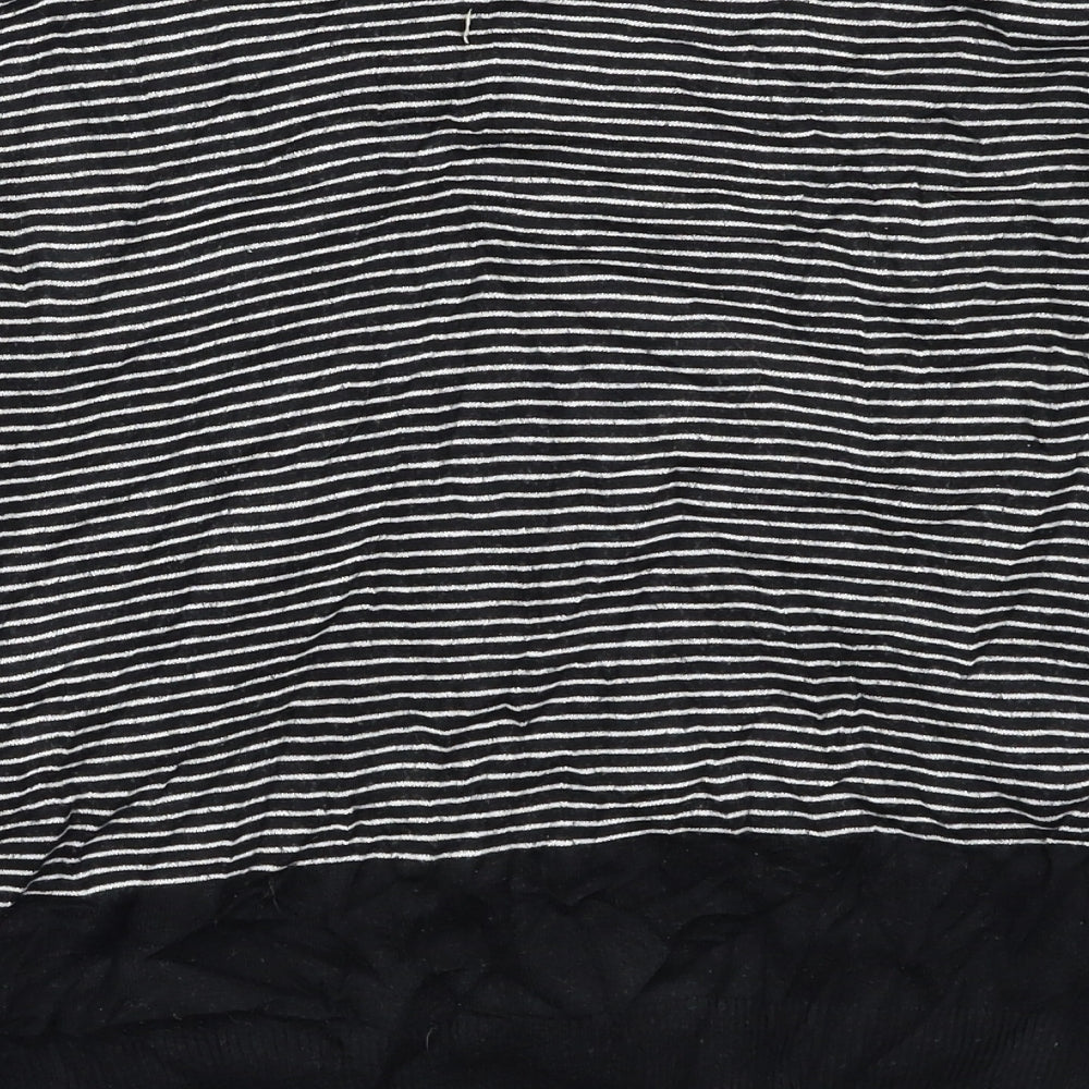 Atmosphere Womens Black Striped Pullover Jumper Size 8
