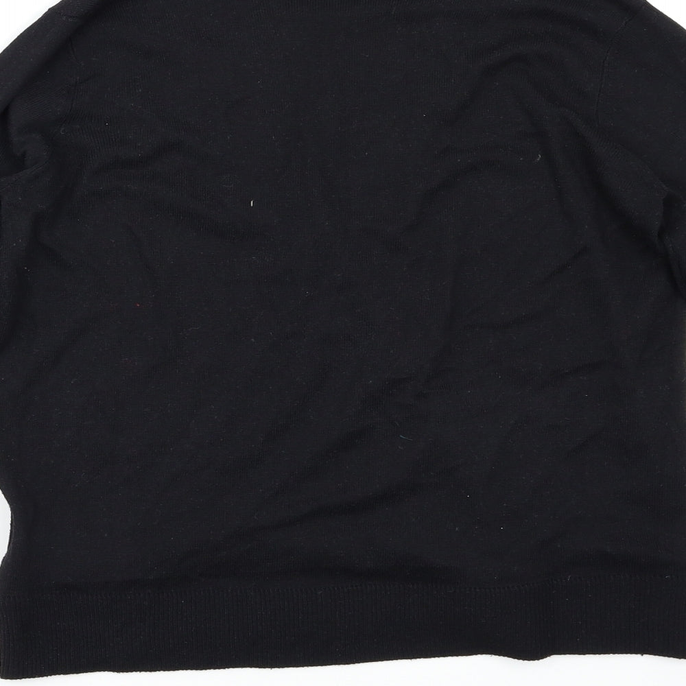 VILA Womens Black Pullover Jumper Size S