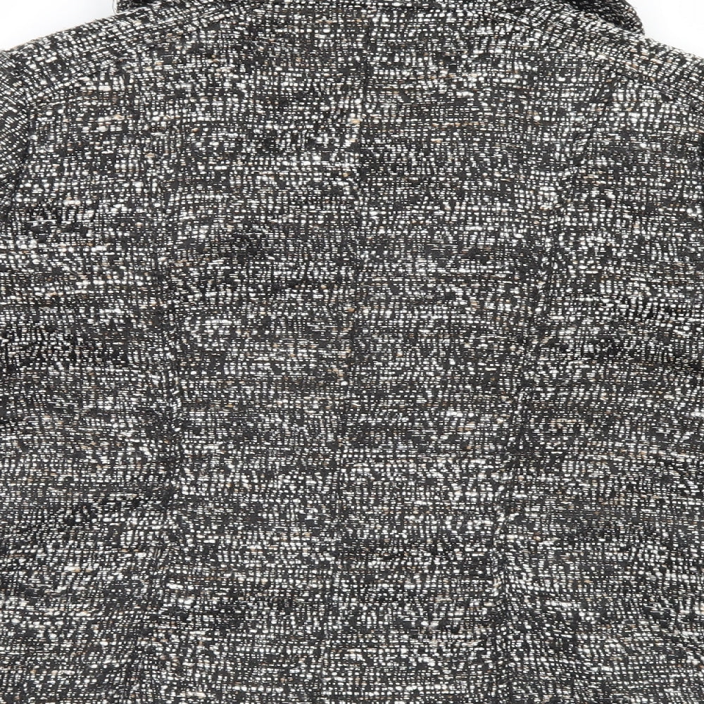 H&M Womens Grey Jacket Blazer Size 8