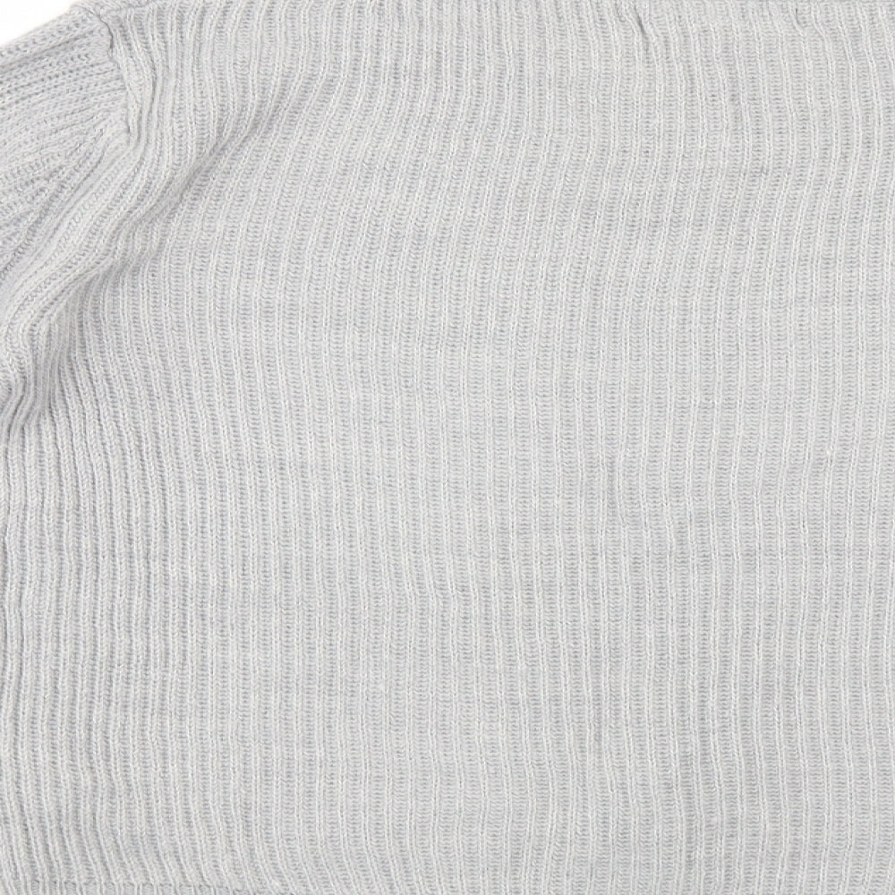 Atmosphere Womens Grey Henley Jumper Size 12