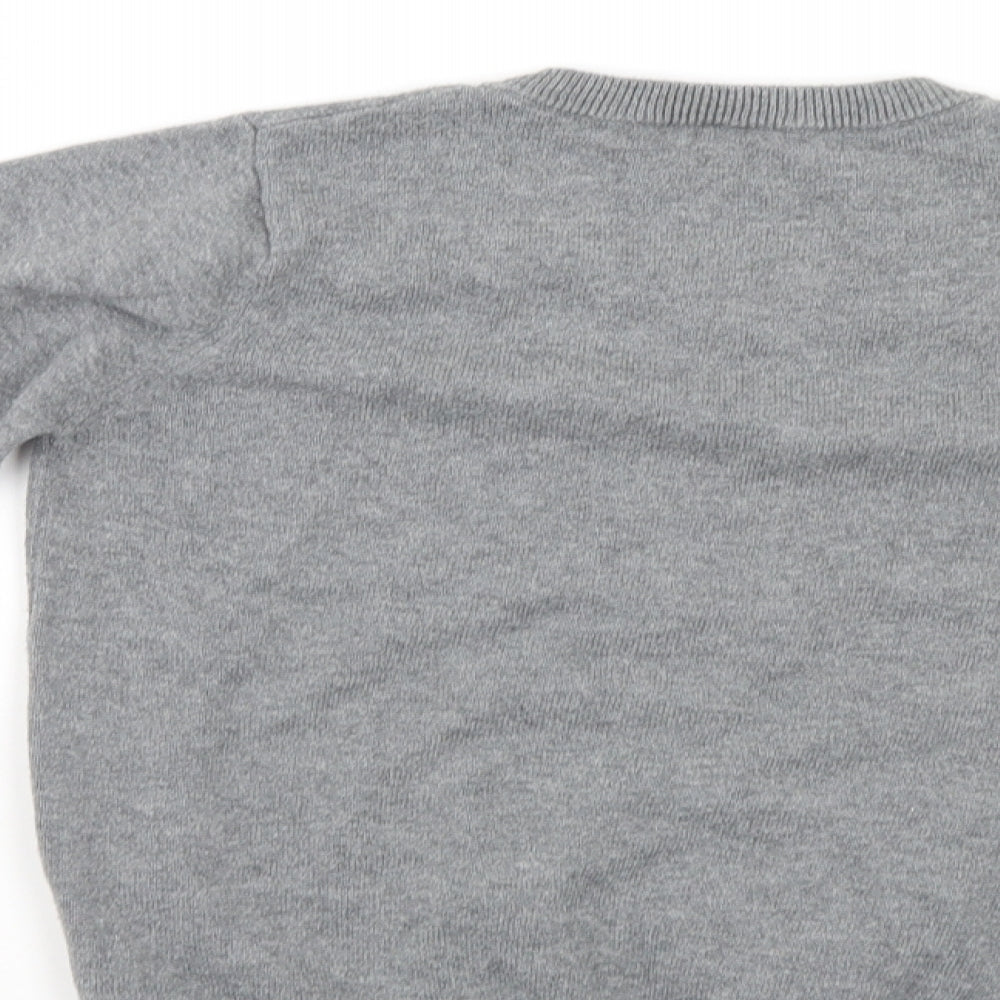 TU Girls Grey Pullover Jumper Size 8 Years