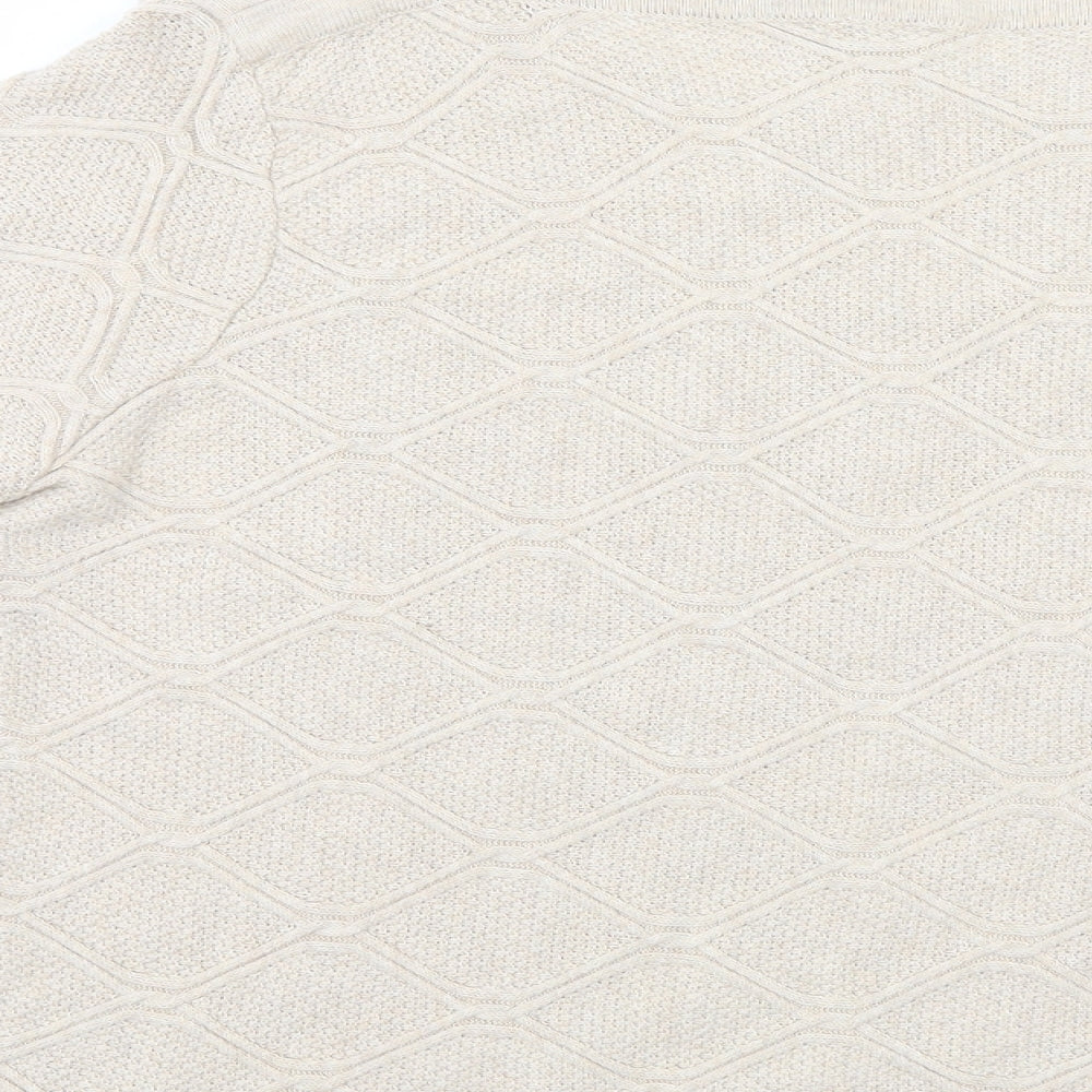 Country Casuals Womens Ivory Argyle/Diamond Pullover Jumper Size L