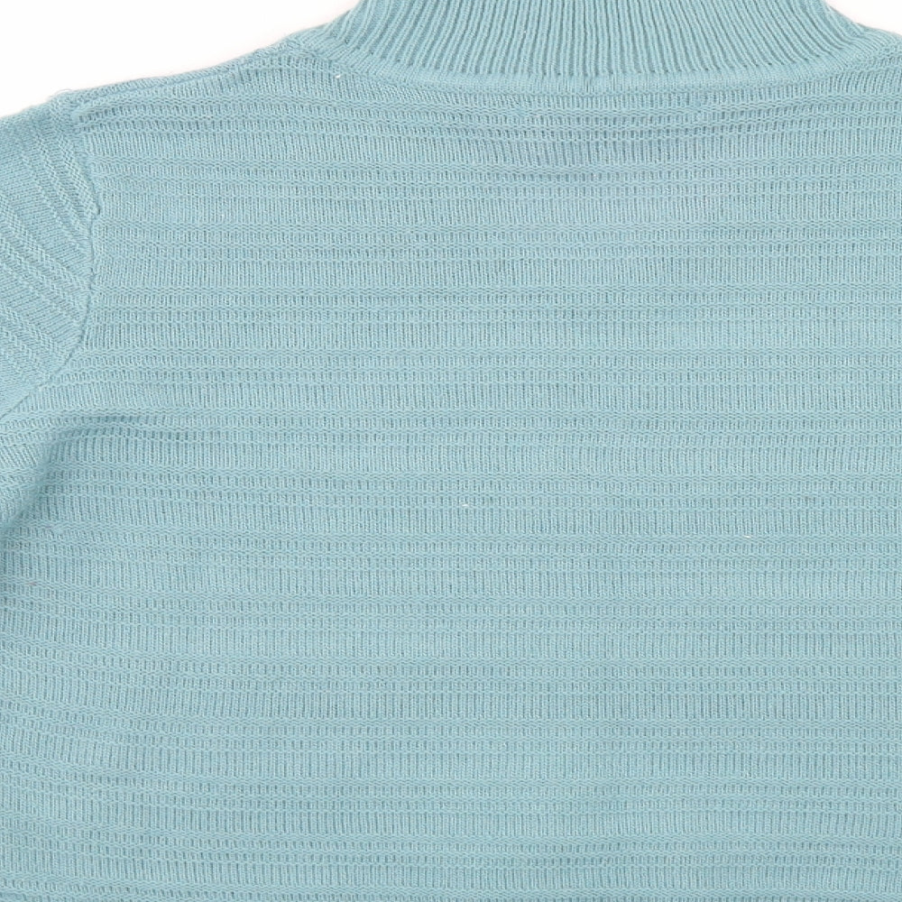 Isle Womens Blue Pullover Jumper Size 14
