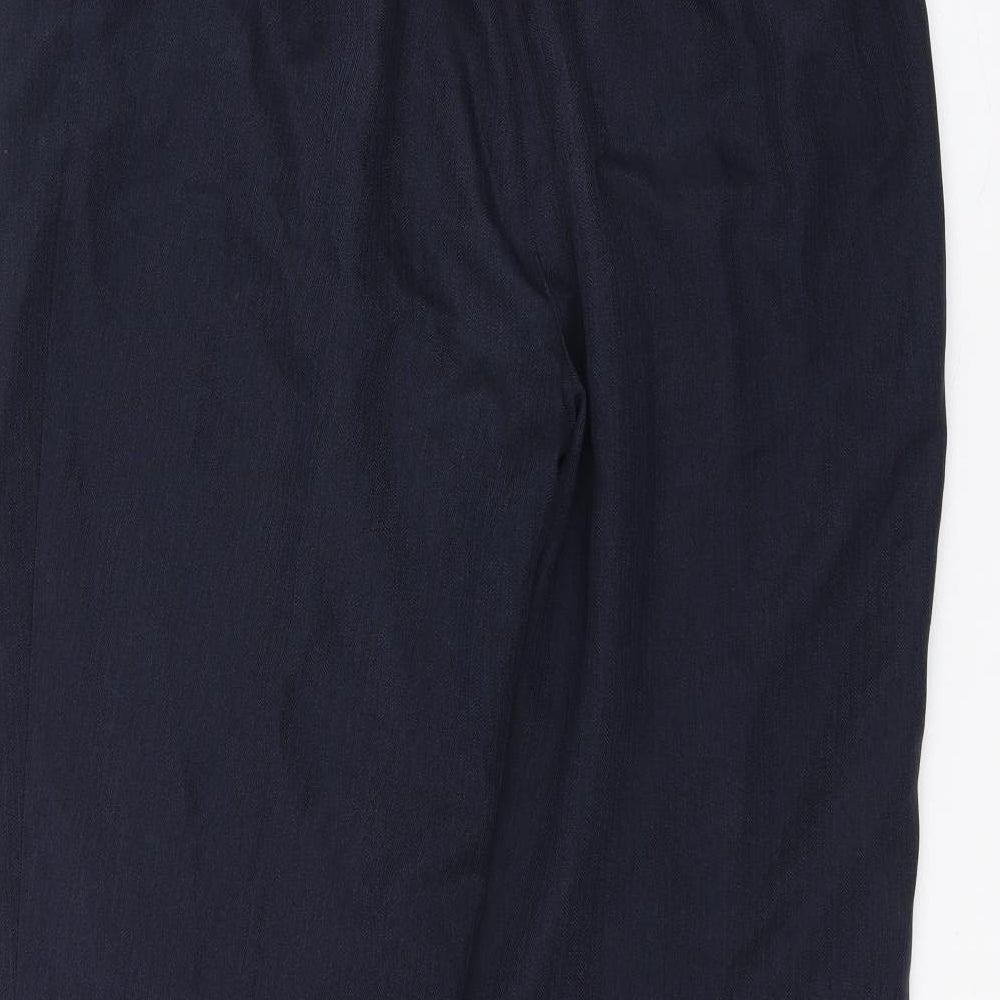Marks and Spencer Womens Blue Trousers Size 16 L24 in