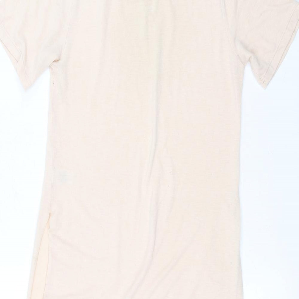 Select Womens Pink Basic T-Shirt Size 8