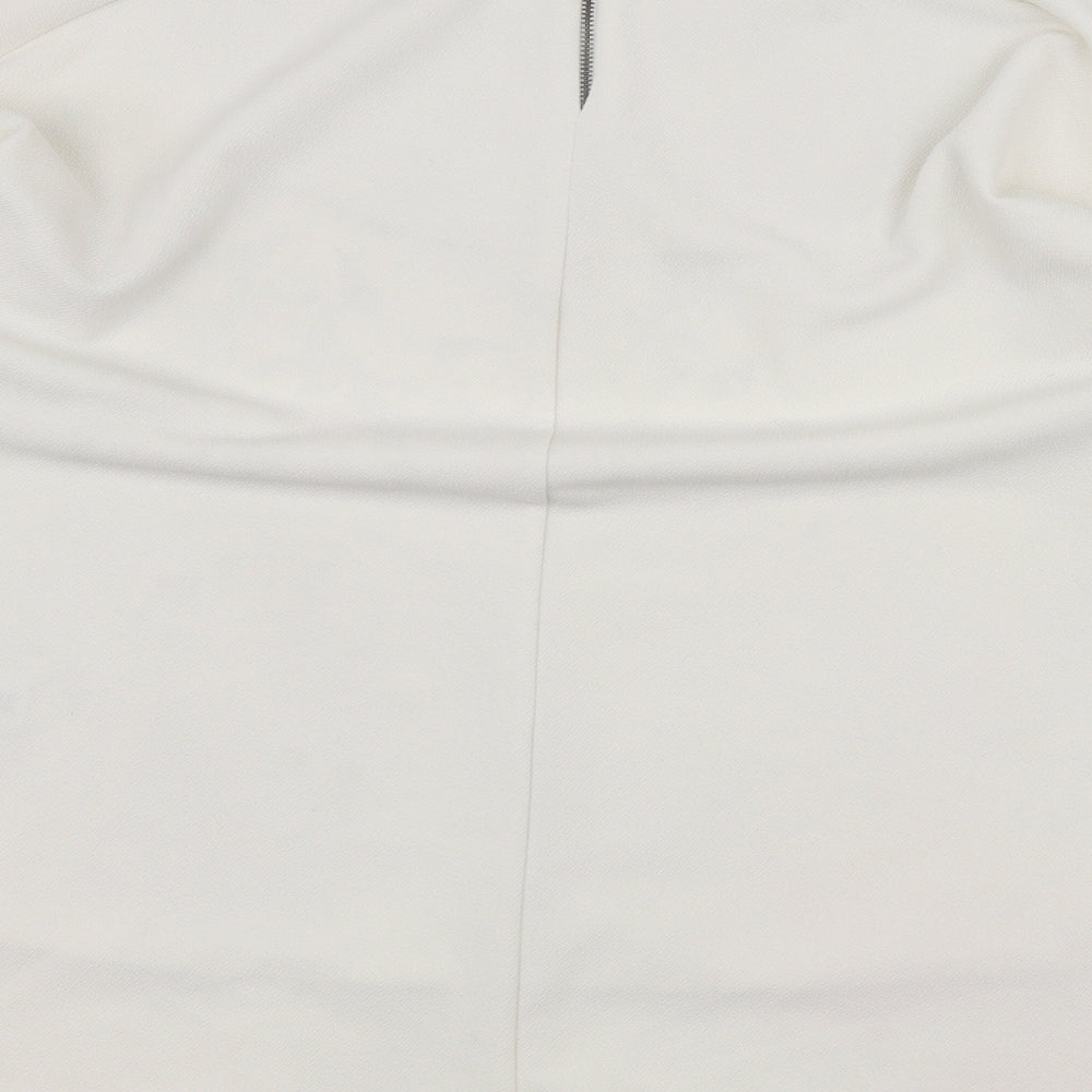 NEXT Womens White Pullover Jumper Size 12
