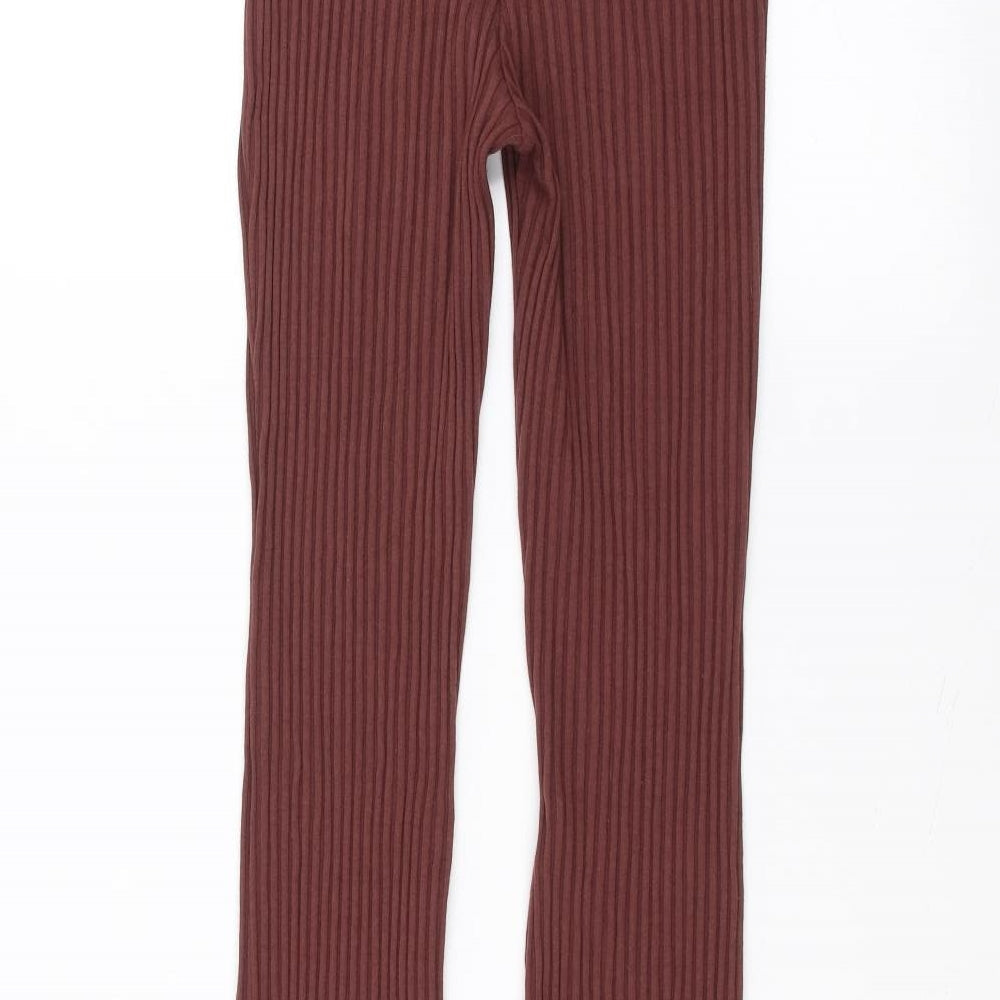 Zara Womens Red Trousers Size M L29 in