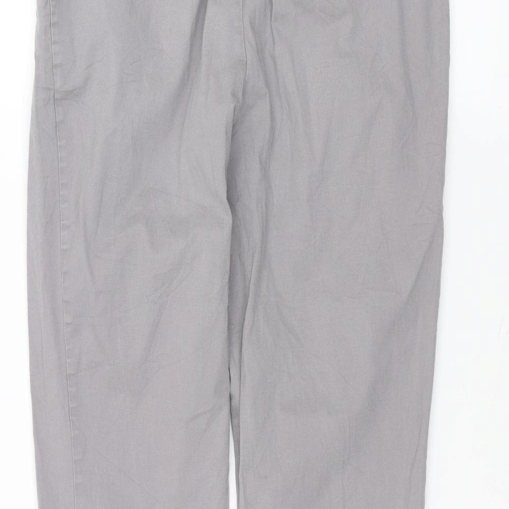 Oasis Womens Grey Straight Jeans Size 10 L25 in