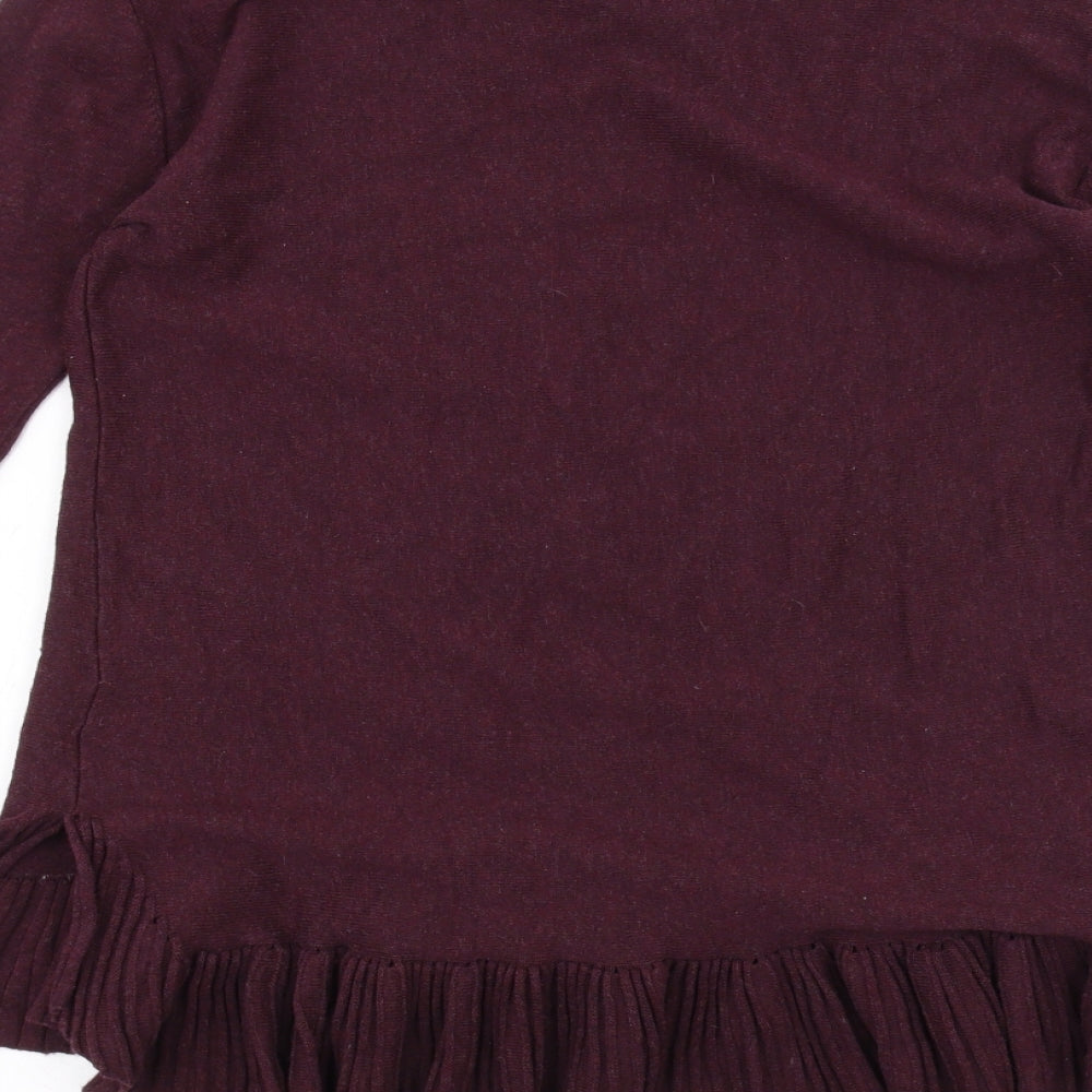 Max Studio Womens Red Basic T-Shirt Size M