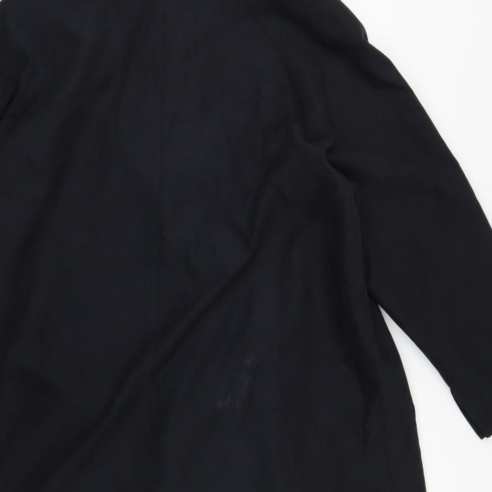 BHS Womens Blue Trench Coat Coat Size 12