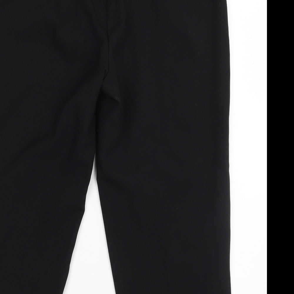 Bonmarché Womens Black Dress Pants Trousers Size 14 L23 in
