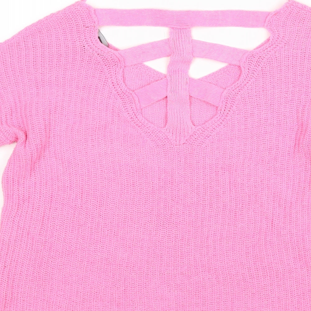 Atmosphere Womens Pink Basic Blouse Size XS