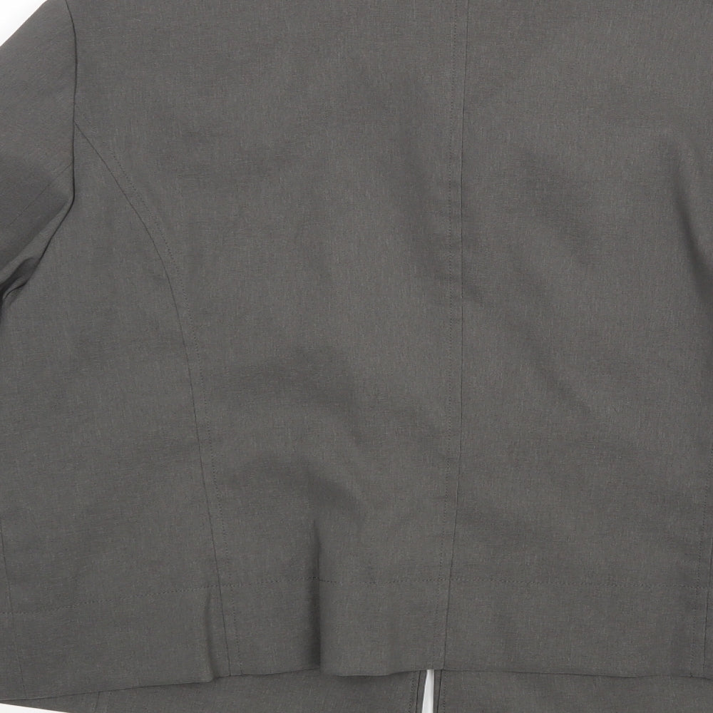 Apart Womens Grey Jacket Blazer Size 16