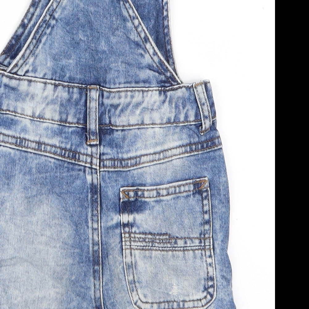 nexy Girls Blue Denim Dungaree One-Piece Size 2 Years