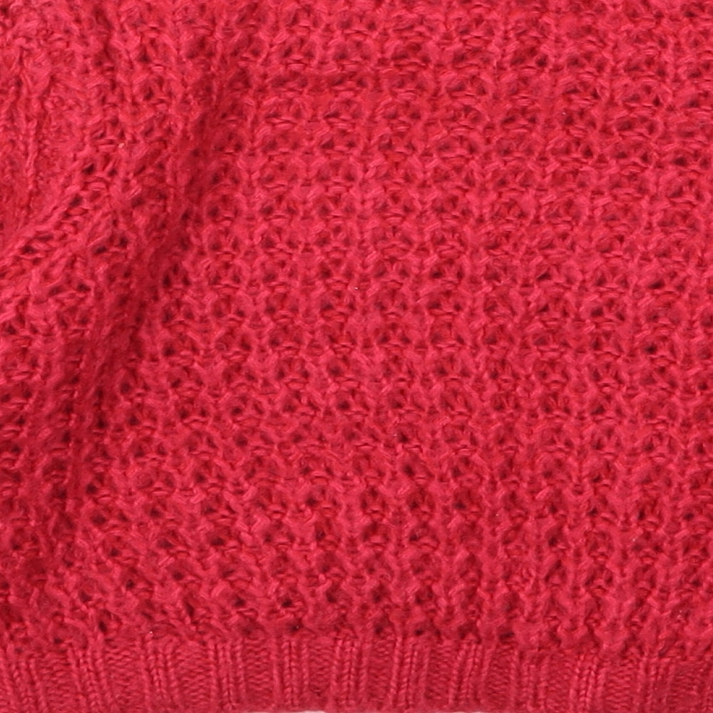 geirge Girls Red Pullover Jumper Size 5 Years