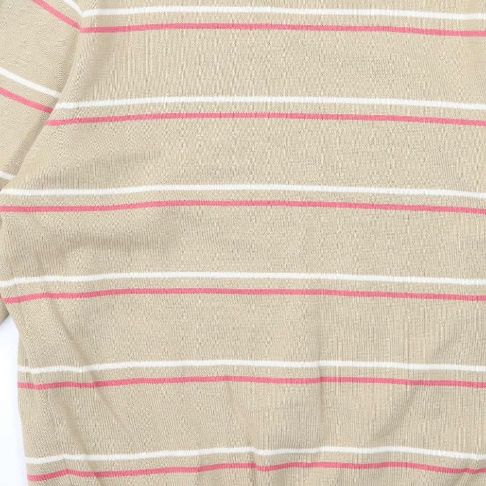 m&s Mens Beige Pullover Jumper Size S