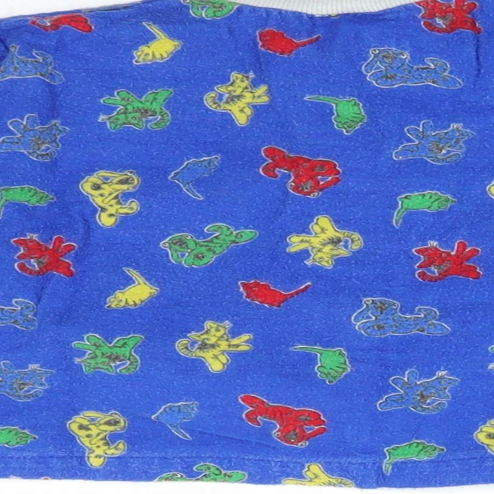 JBJ Baby Blue Polka Dot Basic Button-Up Size 12 Months - Animals