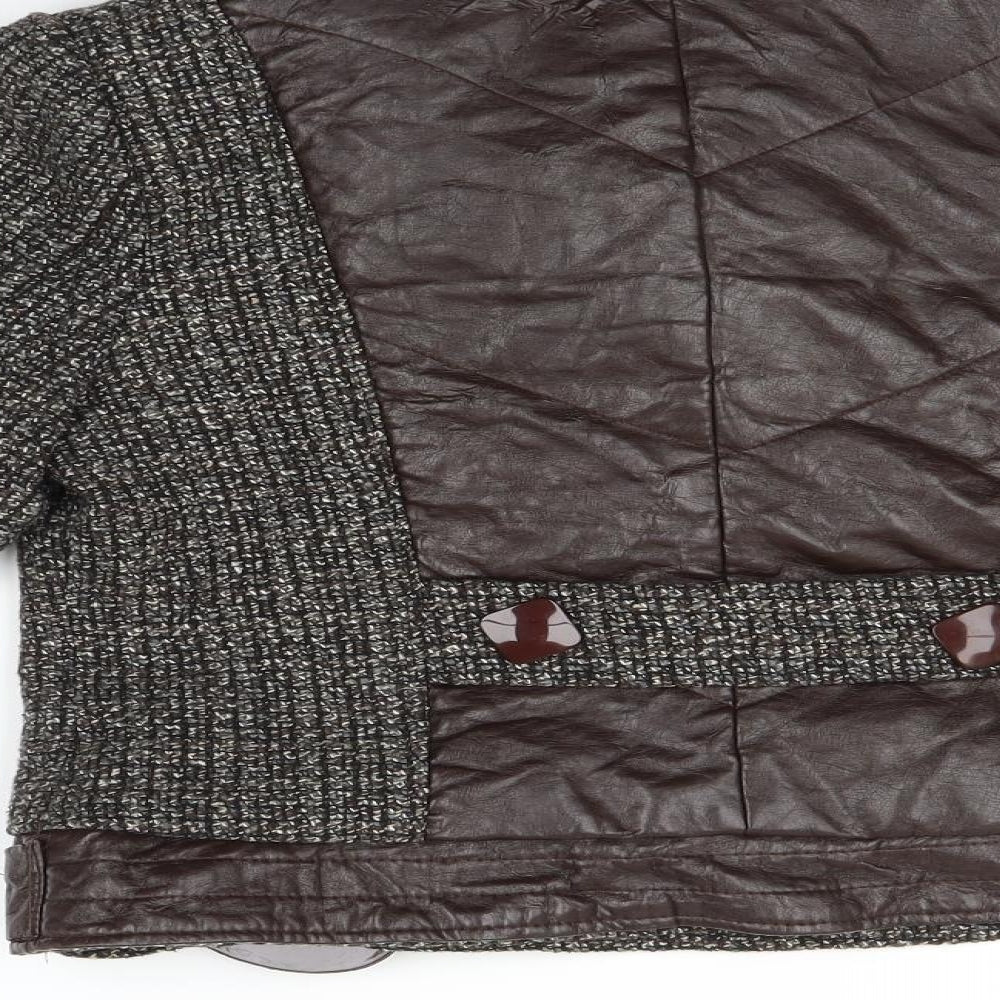 Adeline Womens Brown Jacket Size 14
