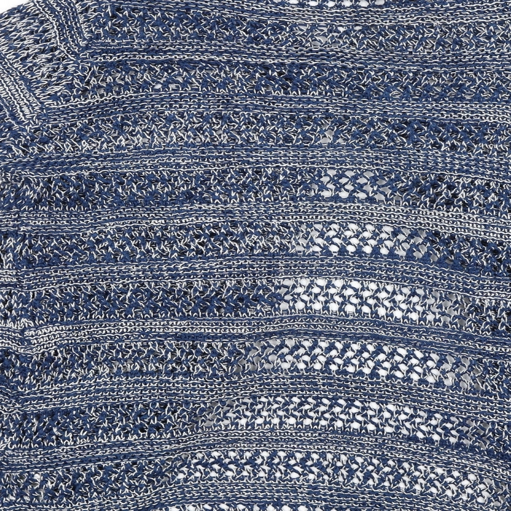 Isle Womens Blue Cardigan Jumper Size 14